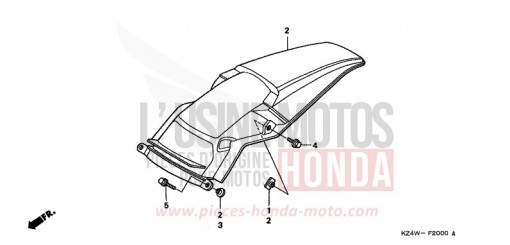 REAR FENDER CR125RW de 1998